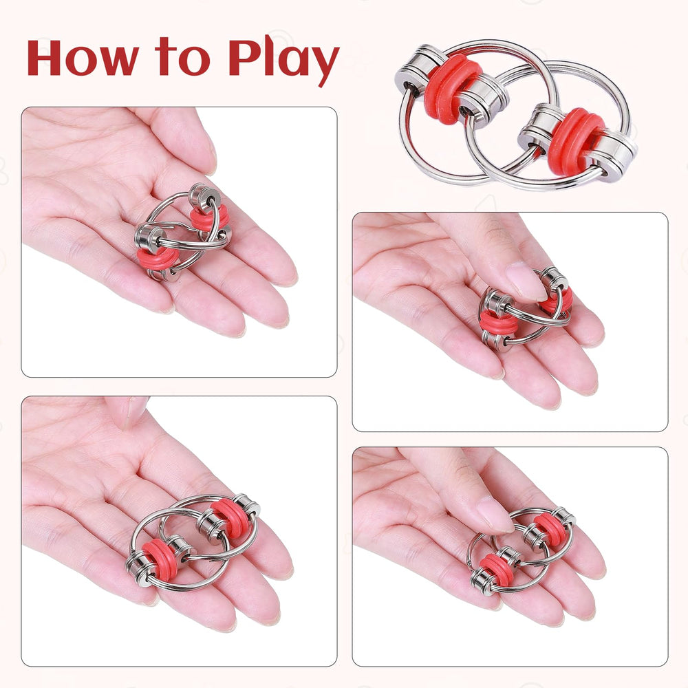 ZQFTZQ Spiky Acupressure Rings image ready for discreet stress release