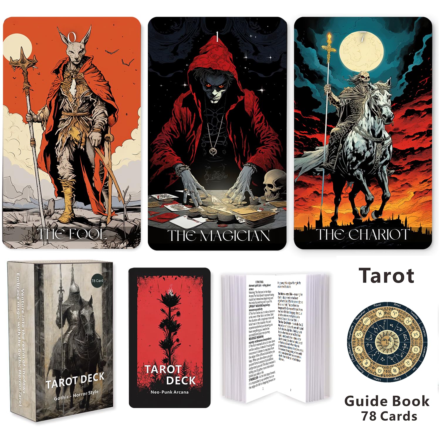 ZHQGYN Durable 400gsm tarot cards support frequent use and longevity