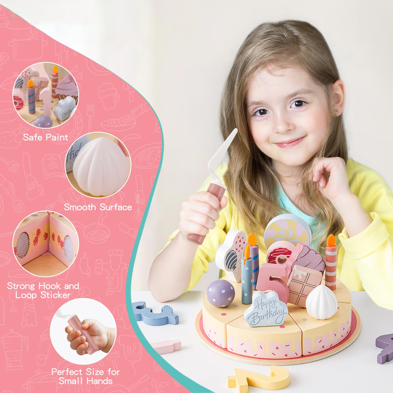 ZRUNBO soft macaroon-colored base complements home decor.