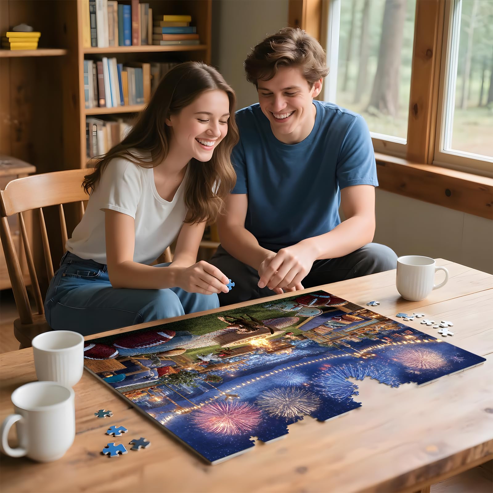 ZSYCZAO recycled cardboard puzzle construction supports eco-friendly pastime.