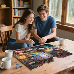 ZSYCZAO durable cardboard puzzle — warp-resistant construction for lasting display.