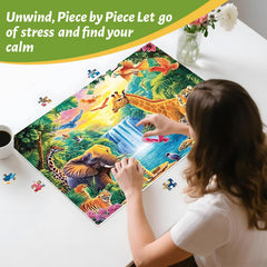 ZSYCZAO relaxing puzzle afternoon for screen-free downtime