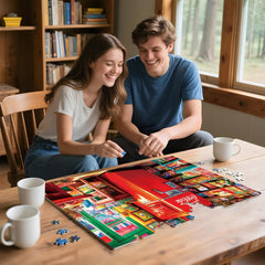 ZSYCZAO retro store interior puzzle shows detailed nostalgic scene for focused play
