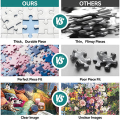 ZSYCZAO surreal patterns puzzle — precision-cut pieces for a satisfying, seamless fit.