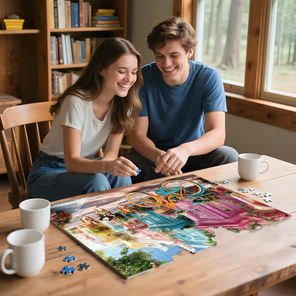 ZSYCZAO vivid printing colors puzzle – bright visuals that pop on display.