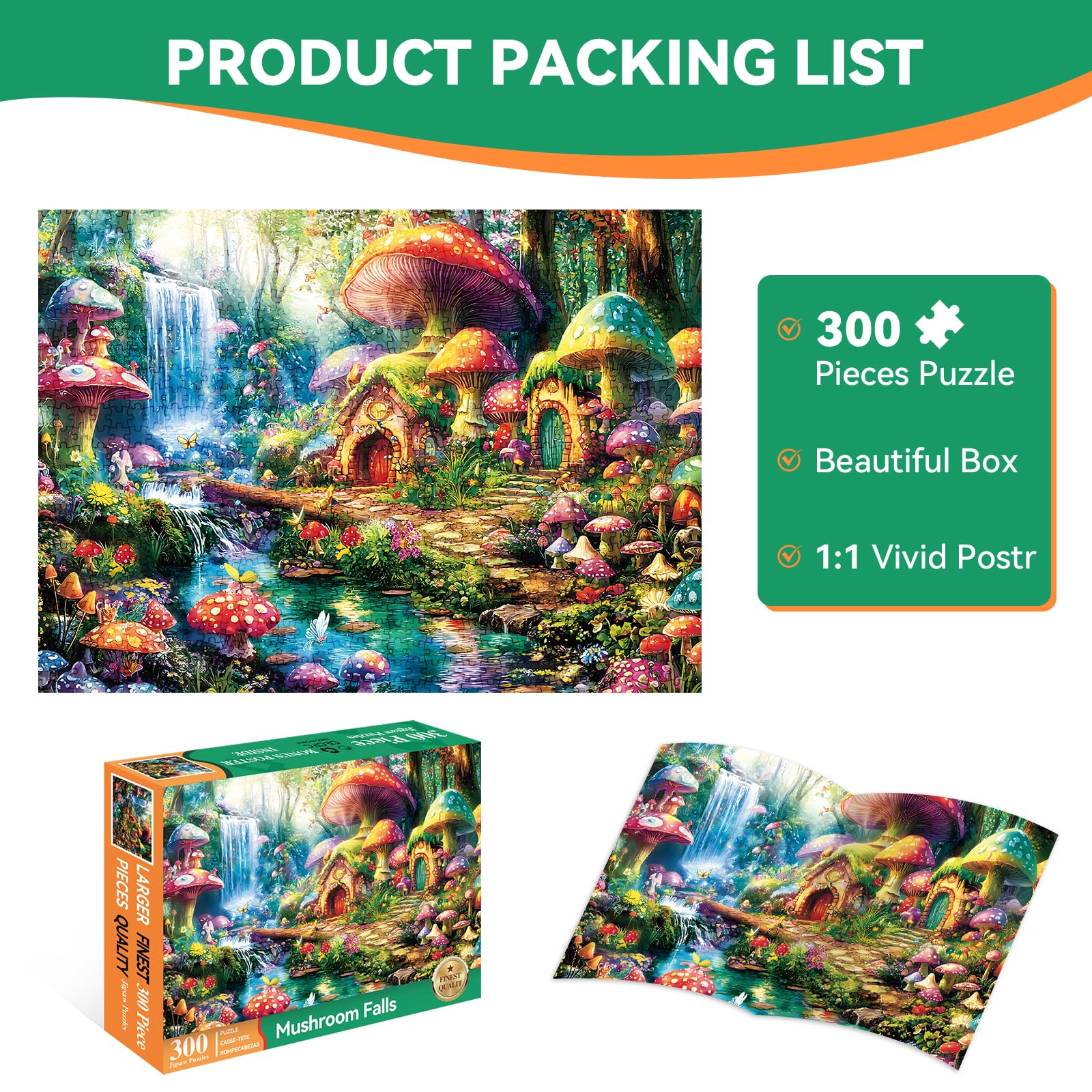 ZSYCZAO woodland creatures puzzle—friendly forest scene for all ages.