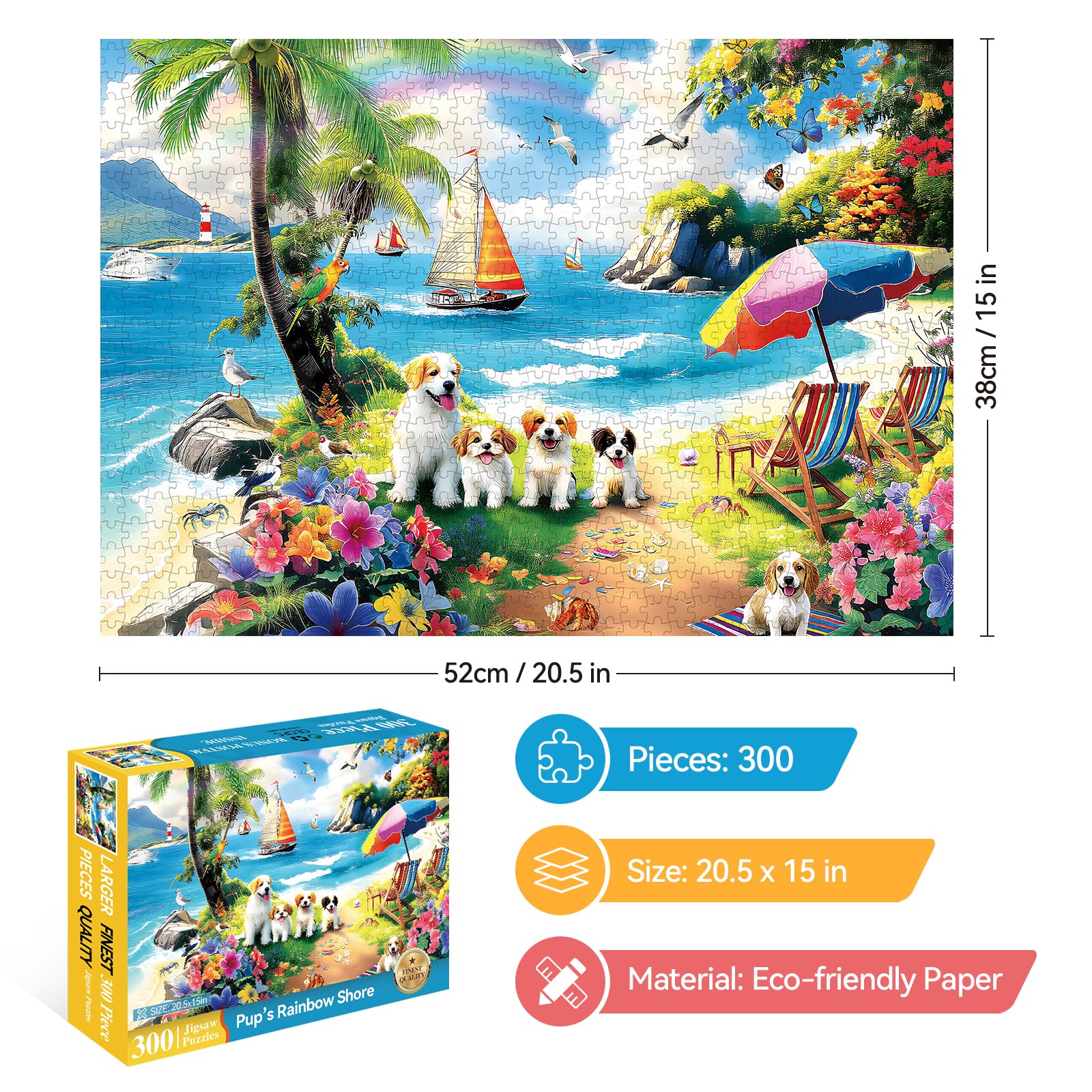 ZSYCZAO adult 300-piece puzzle offering satisfying challenge for focused, screen-free leisure.