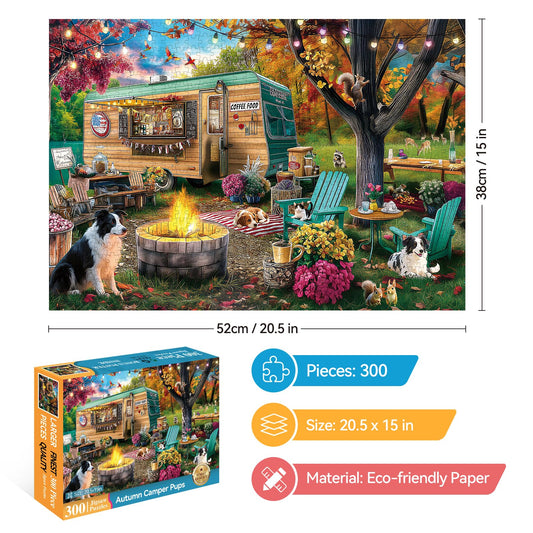 ZSYCZAO food-truck-camping-puzzle – lively group activity for evenings