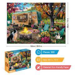 ZSYCZAO food-truck-camping-puzzle – lively group activity for evenings