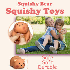 ZTATU Brown Bear promotes anxiety relief through gentle squeezing and focus