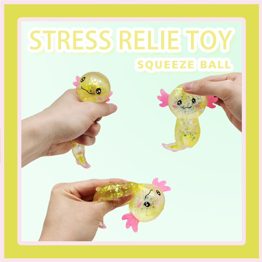 ZTATU axolotl squishy slow rebound for easy shaping.