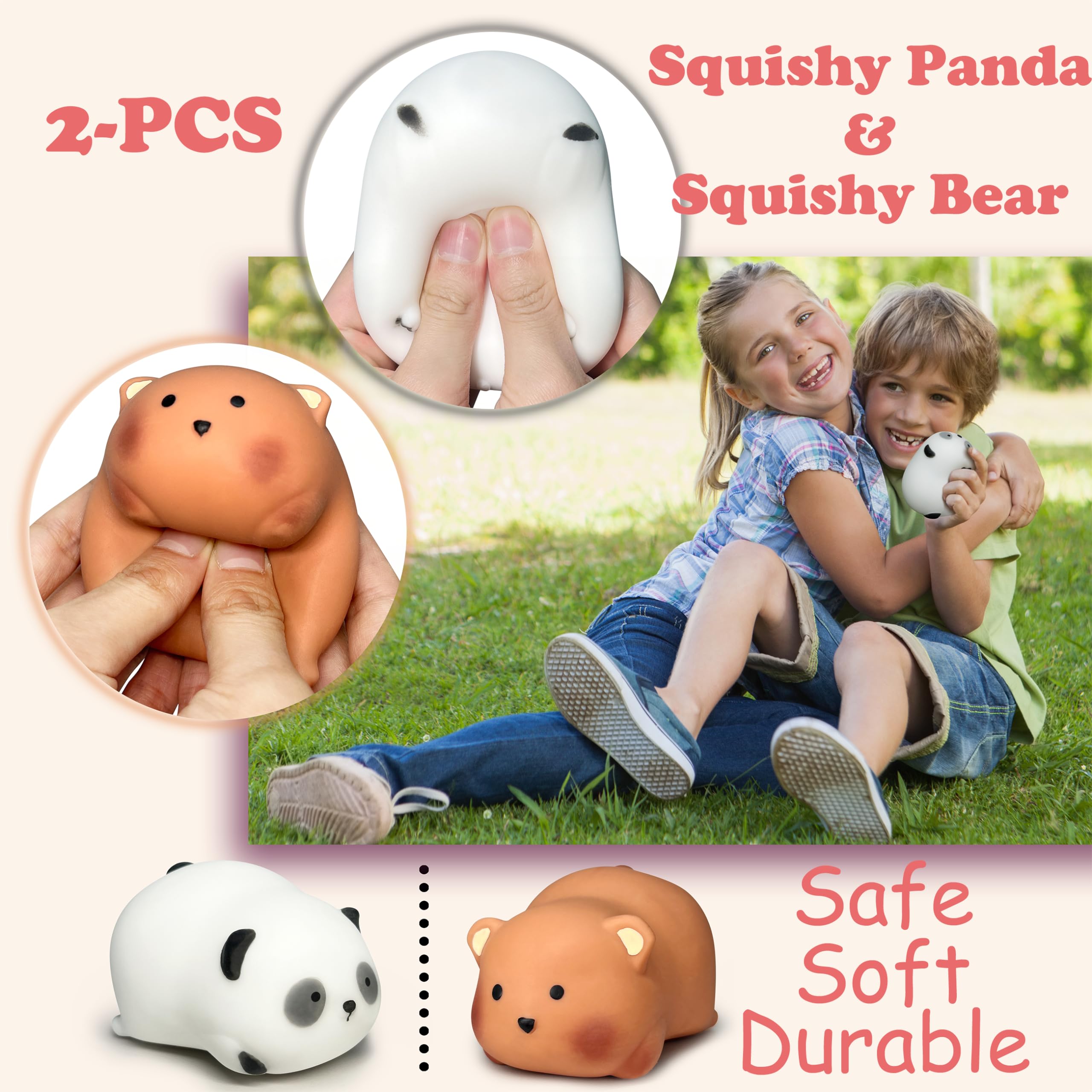 ZTATU bear texture close-up demonstrates dough-like feel for sensory play.
