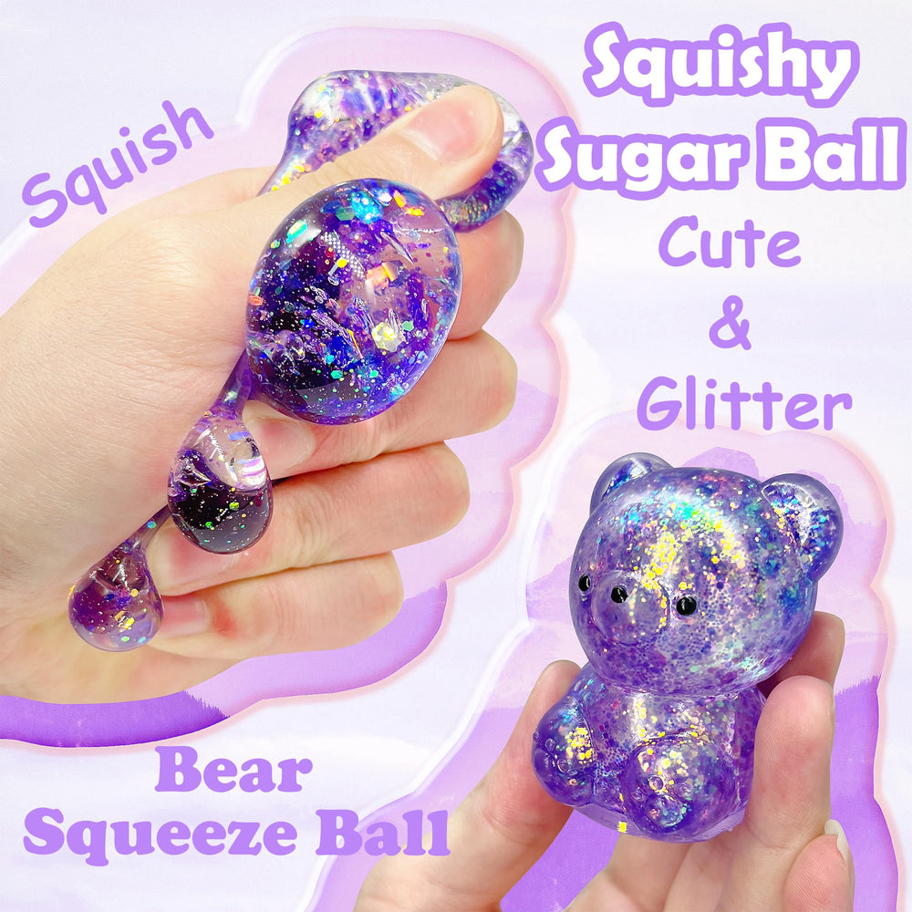 ZTATU bear-shaped stress relief toy designed for ergonomic grip.
