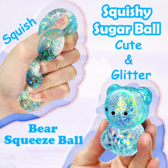 ZTATU bear squishy stress ball fits in hand for desk-side relief