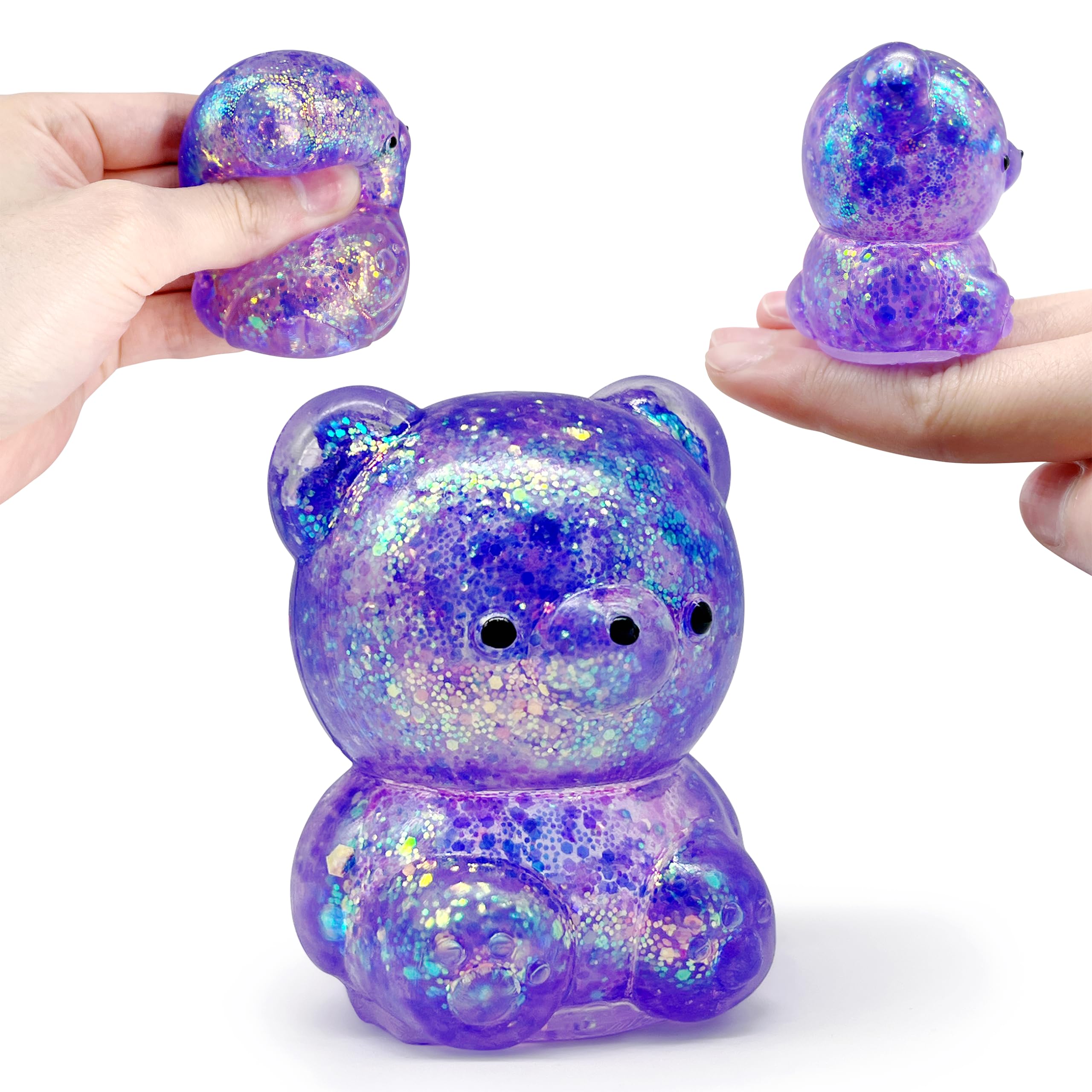 ZTATU bear stress ball with a doughy texture for satisfying fidget play.