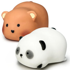 ZTATU bear-stress-ball close-up shows soft squishy texture for relaxation.