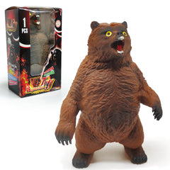 ZTATU brown bear stress ball close-up showing tactile squishy texture for hands-on play.