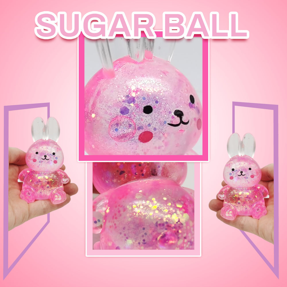 ZTATU Bunny stress ball in hand promoting portable calm