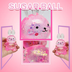 ZTATU Bunny stress ball in hand promoting portable calm