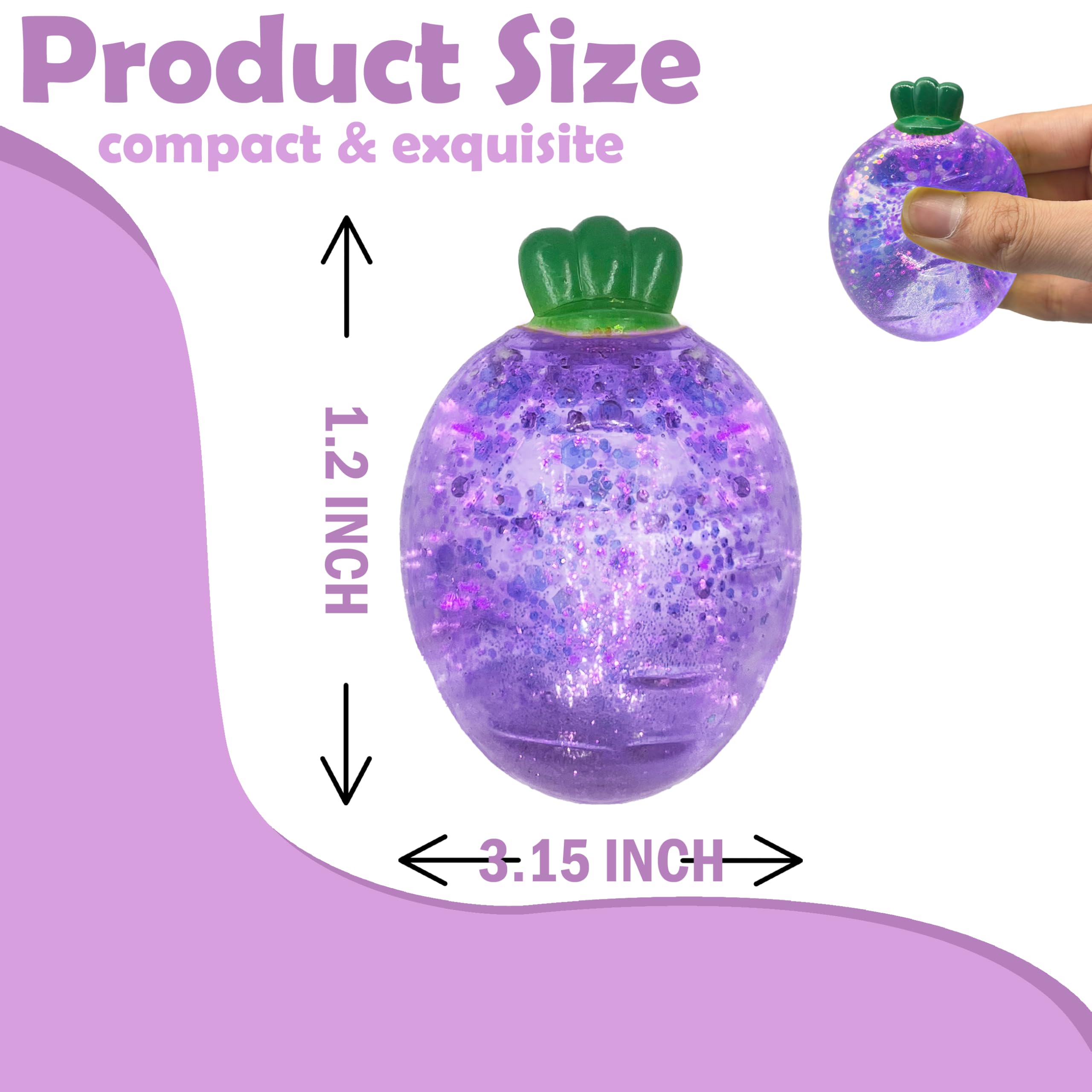 ZTATU carrot squishy with honey-like sugar texture for soothing squeezes