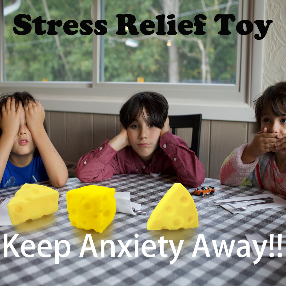 ZTATU Cheese Squishy desk accessory keeps hands busy and focused.