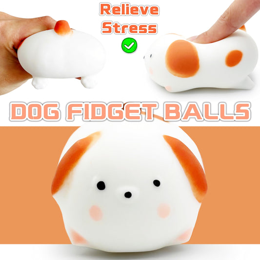 ZTATU dog stress ball squeezable design helps channel energy during tense moments.