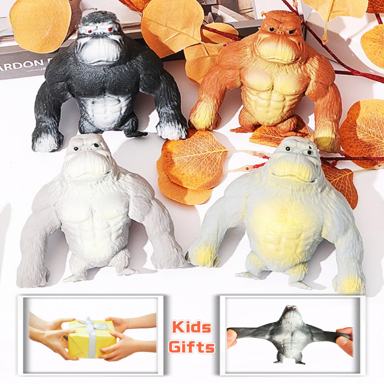 ZTATU gift-option monkey toy in black, affordable party favors for events.