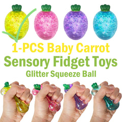 ZTATU Glitter Sugar Ball squishy detail highlighting texture and shine.