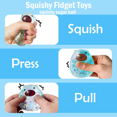 ZTATU capybara squishy blue packaging shows gift-ready fun.