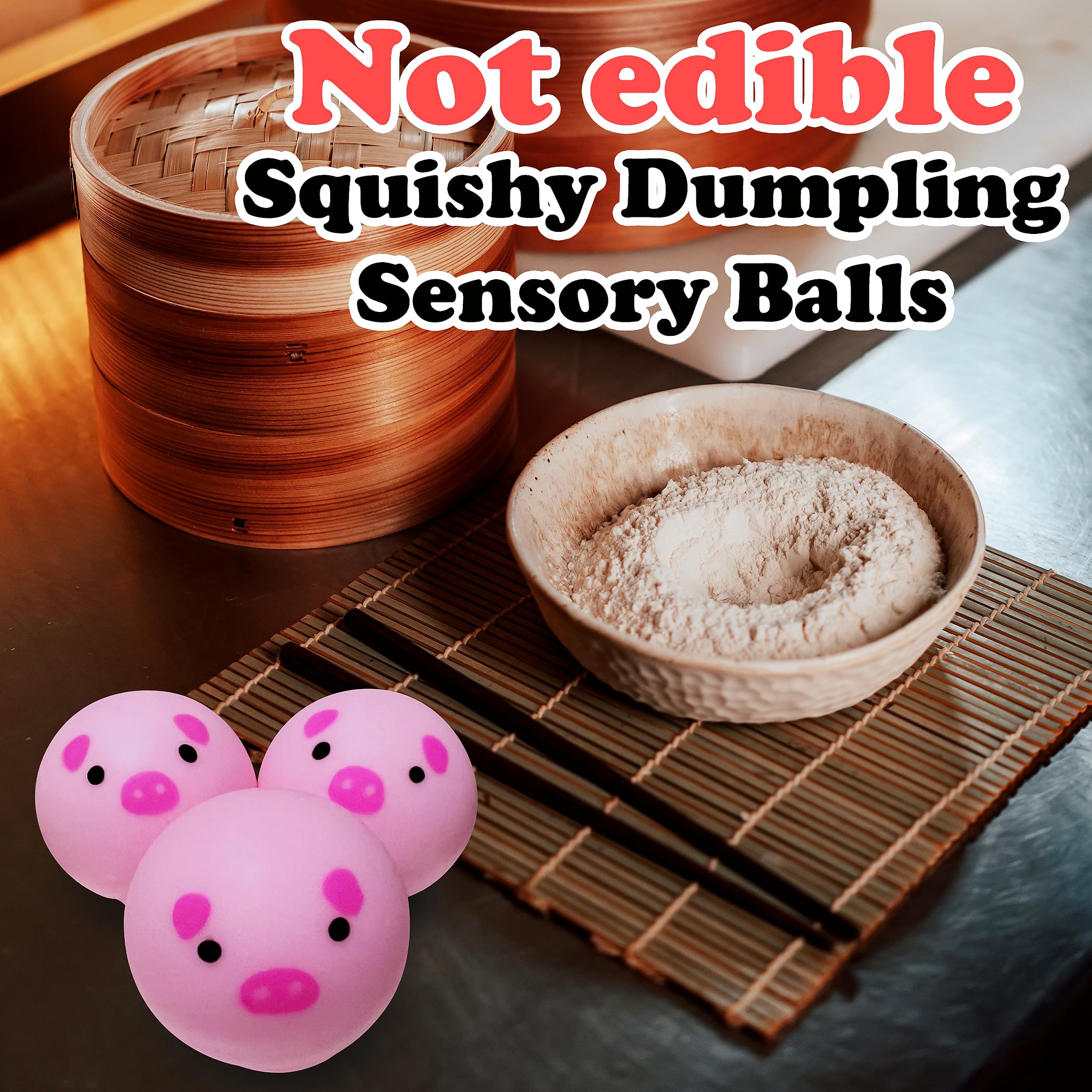 ZTATU mini pig dumplings with soft EVA and durable exterior.