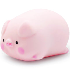 ZTATU Squishy Pig ball close-up highlighting soft texture for stress relief.