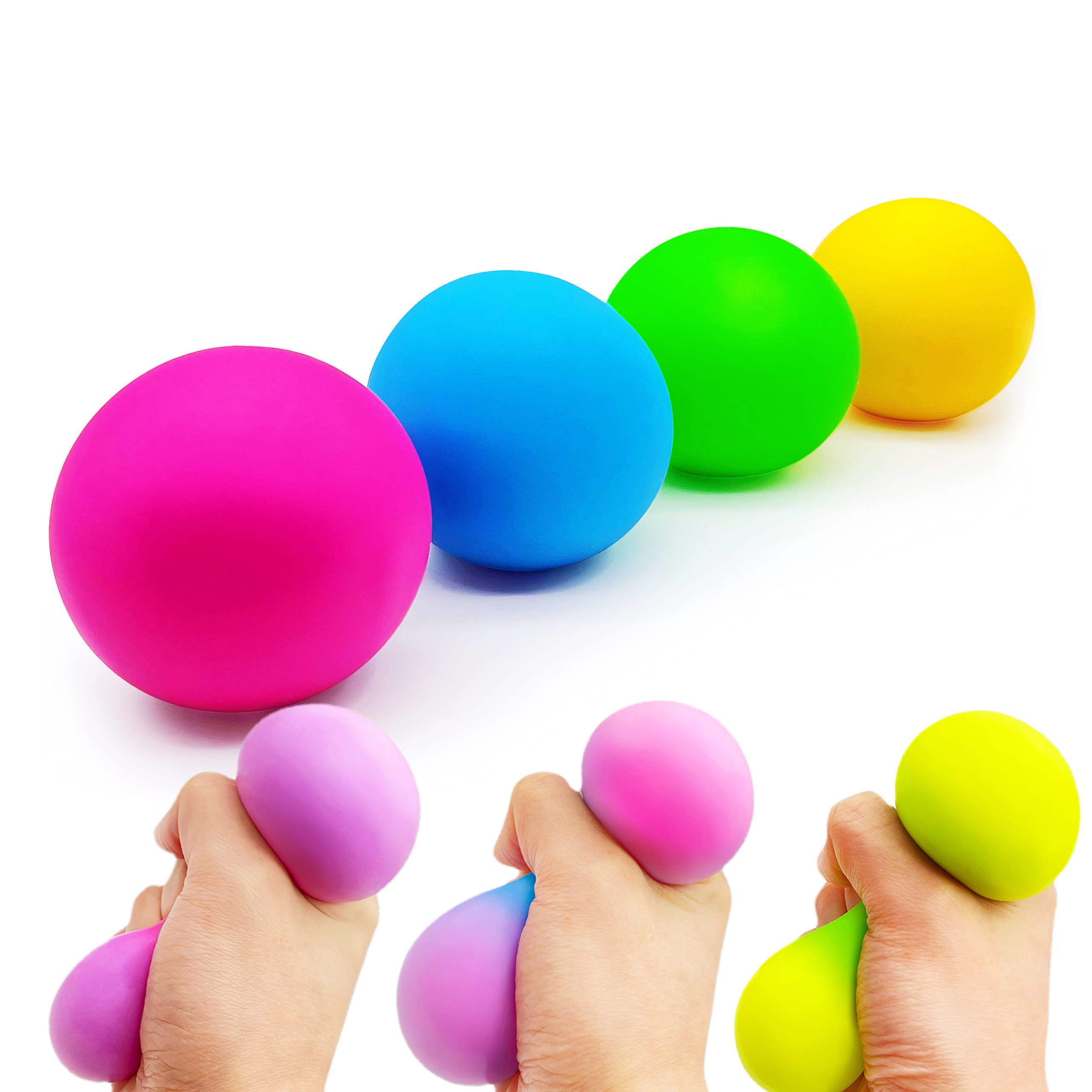 ZTATU squishy stress balls color-change design boosts focus for kids during play.