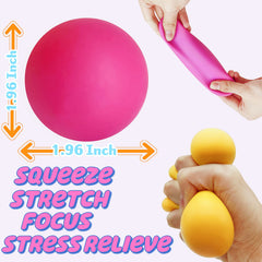 ZTATU squishy stress balls with padded interior provide satisfying squeezes.