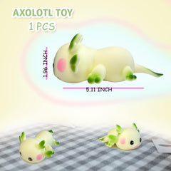 ZTATU axolotl stress ball white, great for quick relaxation between tasks.