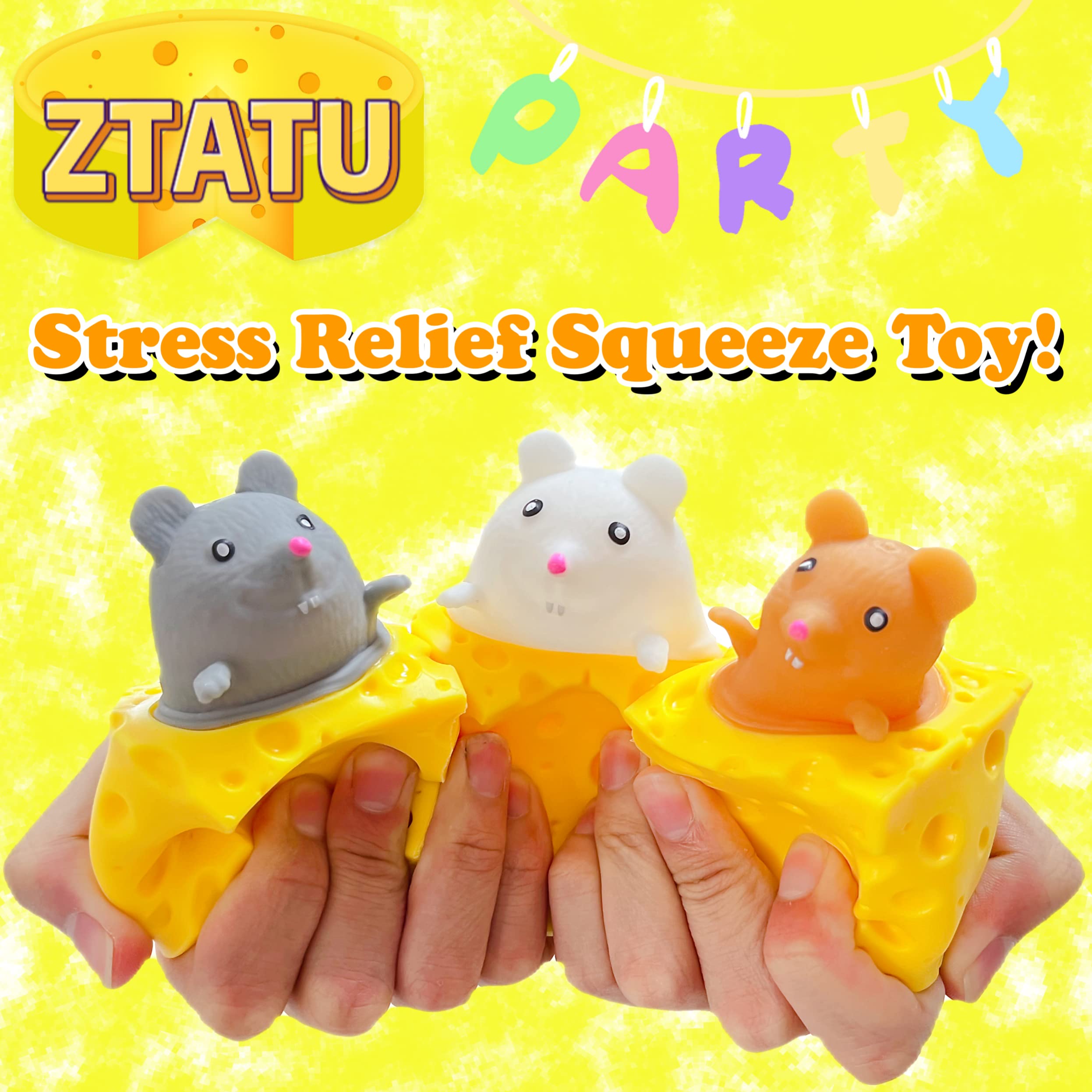 ZTATU stress ball in action during hand compression for focus.
