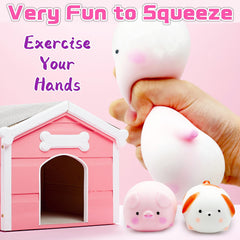 ZTATU Stress ball in use by child, portable fidget toy.