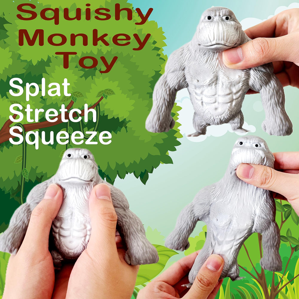 ZTATU stress relief monkey grey captures squeeze-and-splash appeal for calm moments