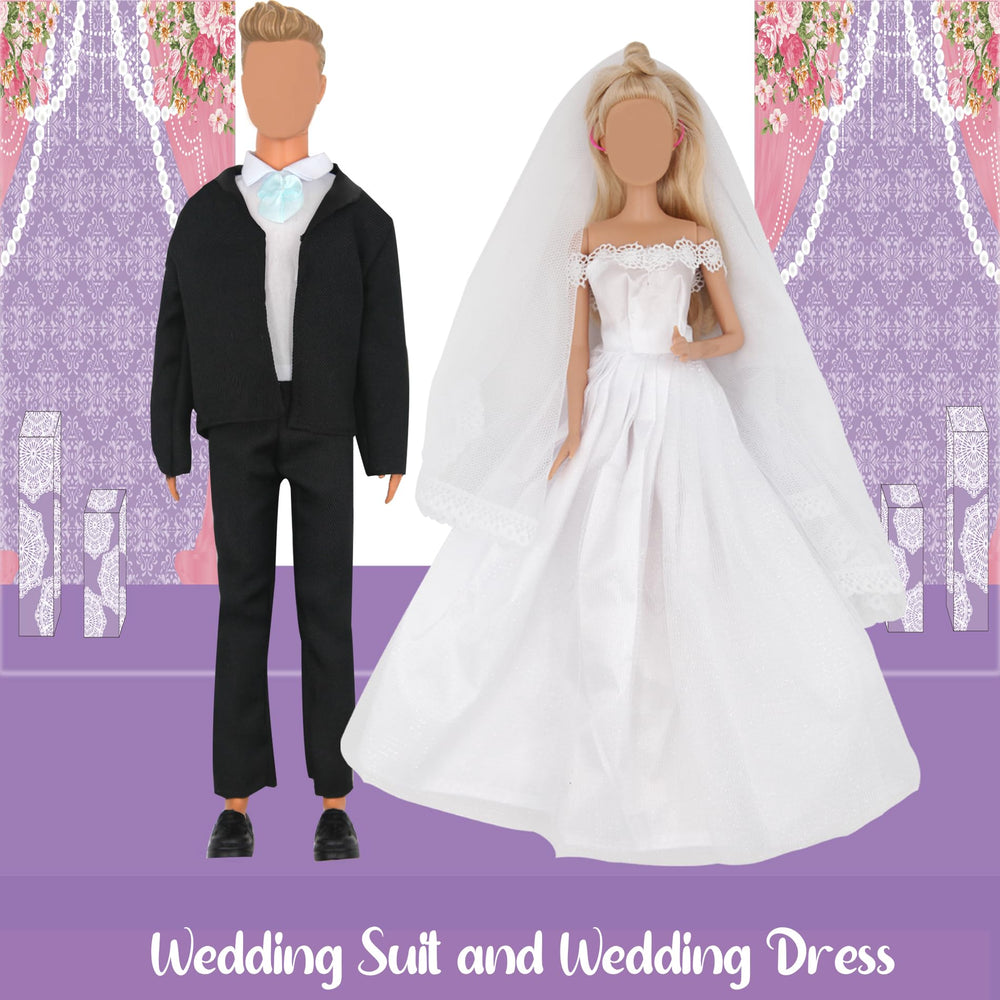 ZTWEDEN gift-ready doll dress-up set for birthdays and holidays