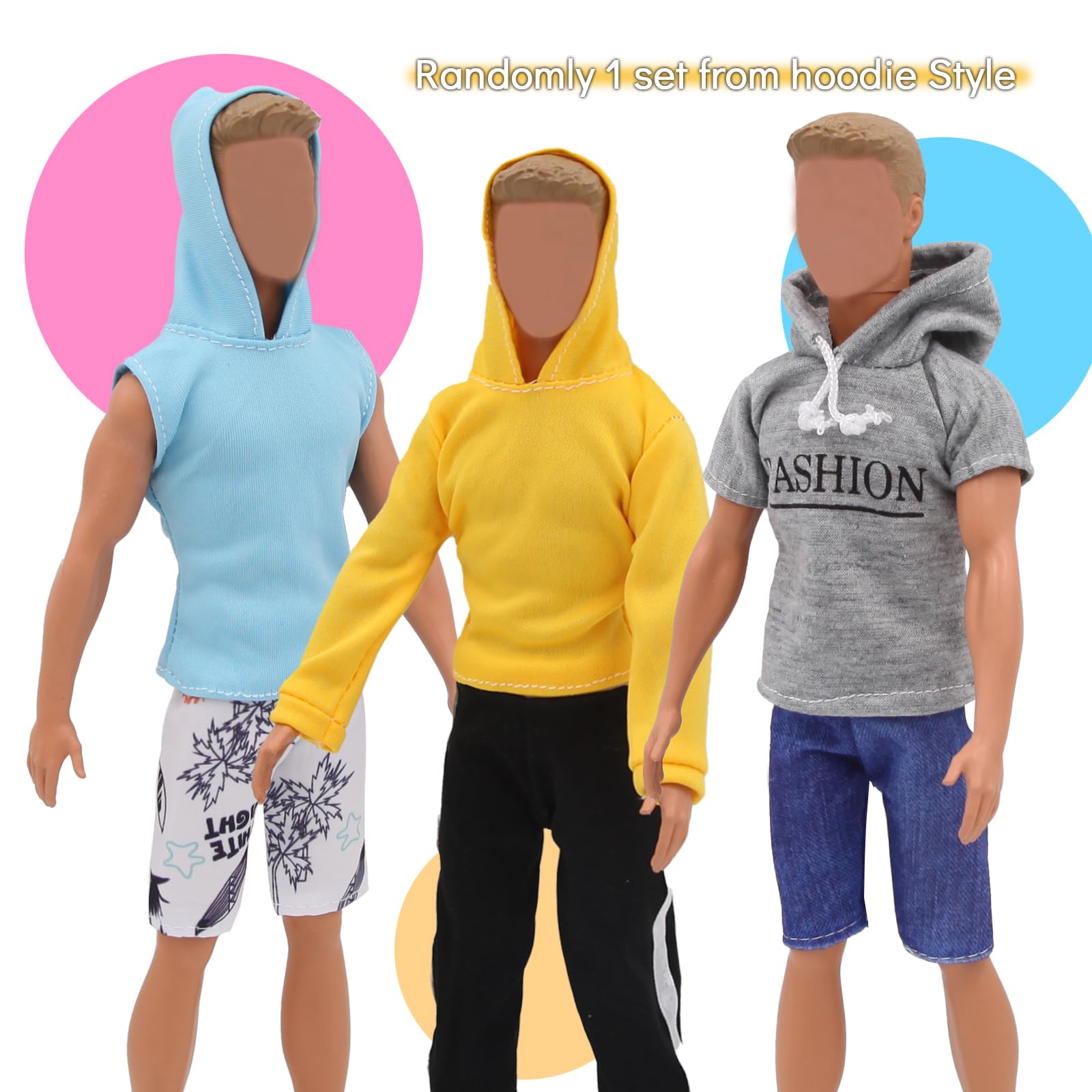 ZTWEDEN random-style doll clothes; surprise variety for creative dress-up