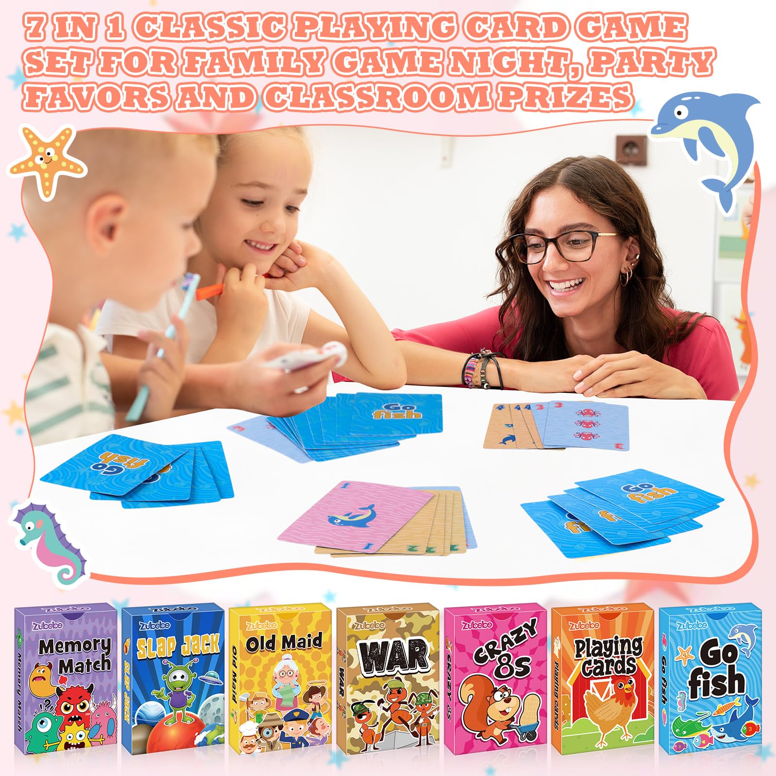 Zubebe Animal-themed deck with colorful visuals for early learners.