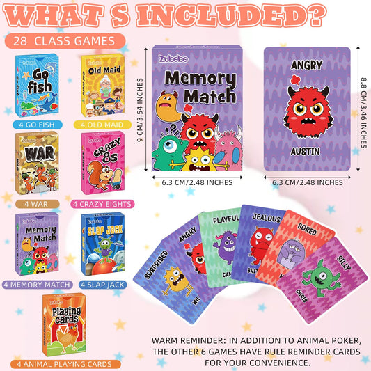 Zubebe Old Maid deck with social play and memory practice.