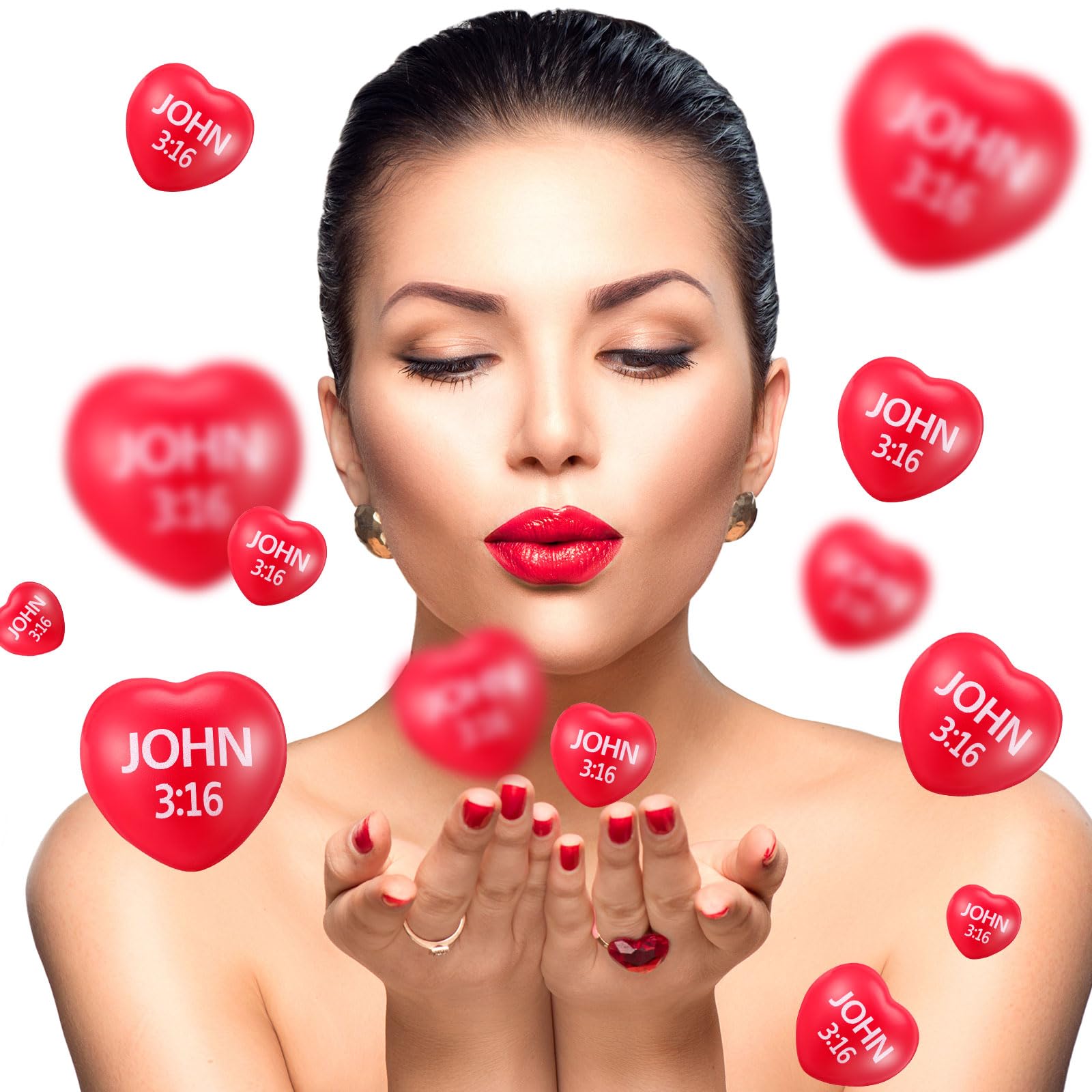 Easy-to-share stress ball to spread faith and positivity with loved ones.