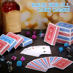 Zubebe plastic-coated playing cards for smooth shuffle and durability