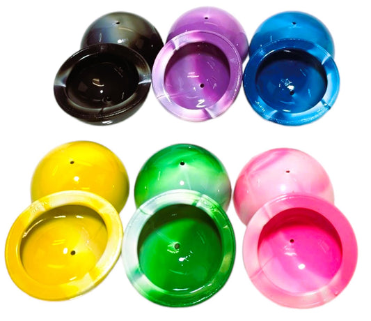Zugar Land marble popper, 1.75-inch size, vibrant retro design for quick party fun.