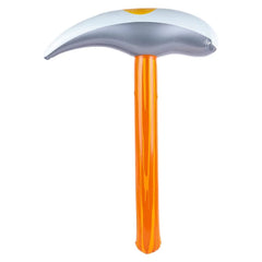 Zugar Land 33-inch inflatable pick axe in wood and silver, ideal for party decor.