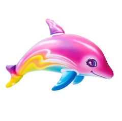 Zugar Land pool party dolphin decor with vibrant colors for Luau and birthdays.