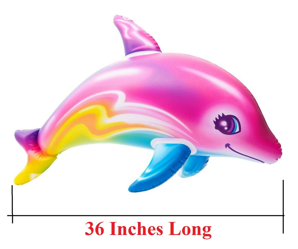 Zugar Land two-pack dolphin inflatables deflated and packaged separately for sharing.