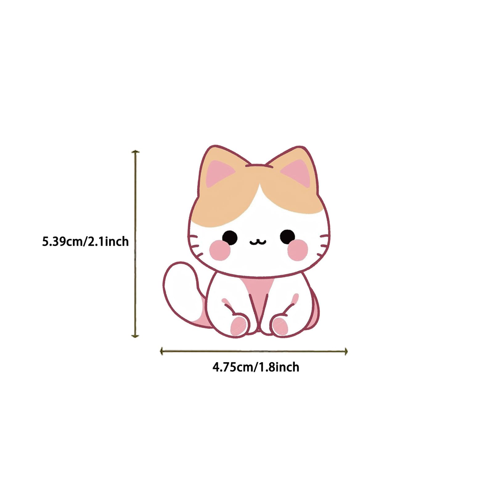 ZUIYIJIANGNAN cute cat sticker 04 on a skateboard adds personality and durability.