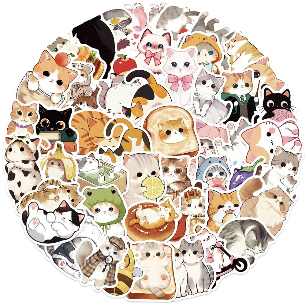 ZUIYIJIANGNAN cute cat sticker 05 on a phone case brightens everyday devices.