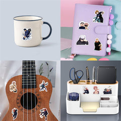 ZUIYIJIANGNAN Jujutsu Kaisen stickers for diy decor personalize belongings with bold patterns.